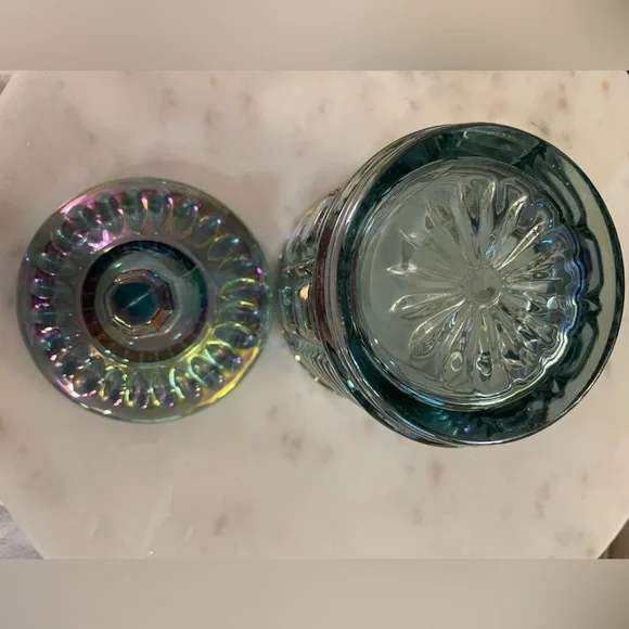 Vintage Indiana Glass Windsor Royal Brighton sugar bowl with a lid. - Picture 14 of 17